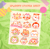 Spwooky Sticker Sheet