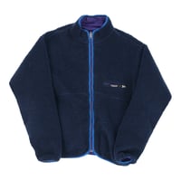 Image 1 of Vintage 90s Patagonia Glissade Reversible Fleece Jacket - Purple & Navy