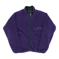 Image 1 of Vintage 90s Patagonia Glissade Reversible Fleece Jacket - Hunter Green & Purple 