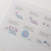 Image 3 of "A Brain That Fits" Print