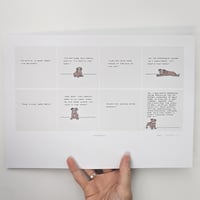 Image 1 of "Tiny Puppy Self-Care" Print