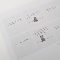 Image 3 of "Tiny Puppy Self-Care" Print