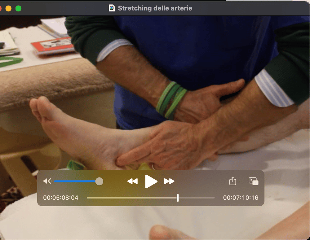 Video di 10' dello "Stretching delle Arterie" del metodo Adamski®. Tecnica unica ed originale.