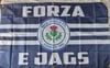 **HALF PRICE**5x3ft Wick Thistle Forza E Jags Football/Ultras Flag.