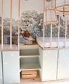 Mobile feuillage décoratif jute eucalyptus