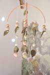 Mobile feuillage décoratif jute eucalyptus