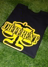 Image 4 of BLACK & YELLOW "DIFFERENT" T-shirt + Hat Set