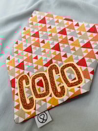 Image 2 of Autumn Geo Personalised Bandana 