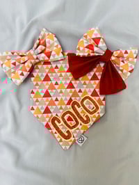 Image 3 of Autumn Geo Personalised Bandana 