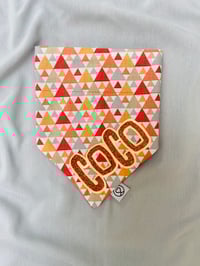 Image 1 of Autumn Geo Personalised Bandana 