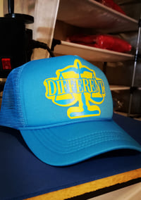 Image 2 of BLUE & YELLOW "DIFFERENT" T-shirt + Hat Set