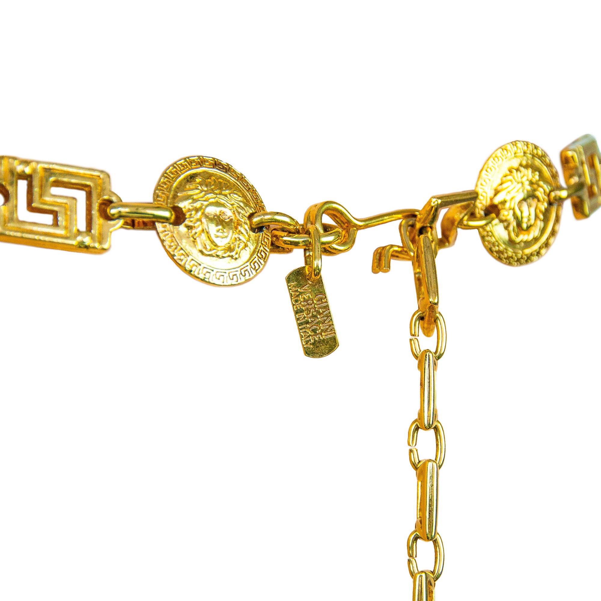 Image of Gianni Versace Gold Medusa Chain Belt