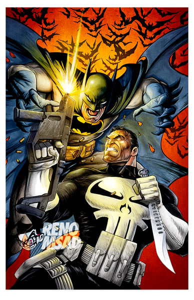 Image of BATMAN VS PUNISHER - ARTIST PROOF