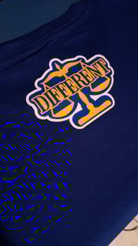 Image 3 of BLUE/YELLOW WHITE "DIFFERENT"⚖️ TSHIRT 