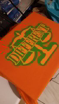 Image 3 of ORANGE/GREEN "DIFFERENT"⚖️ TSHIRT 
