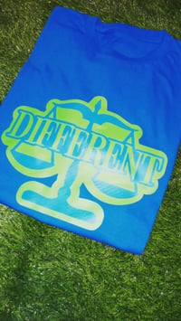Image 1 of BLUE/GREEN "DIFFERENT"⚖️ TSHIRT 