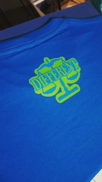 Image 2 of BLUE/GREEN "DIFFERENT"⚖️ TSHIRT 