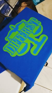 Image 3 of BLUE/GREEN "DIFFERENT"⚖️ TSHIRT 