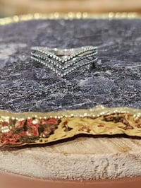 Image 2 of Triple Chevron Ring 
