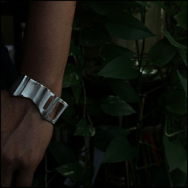 Squared Cuff Bracelet