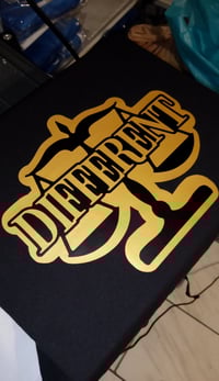 Image 3 of BLACK/GOLD "DIFFERENT"⚖️ TSHIRT 