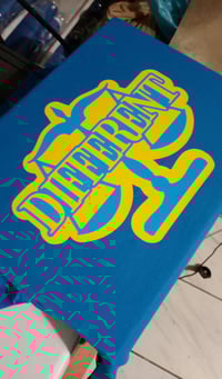 Image 2 of BLUE/YELLOW "DIFFERENT"⚖️ TSHIRT 