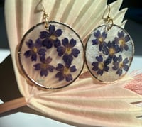 Image 2 of Verbena on Capiz Shell Earrings