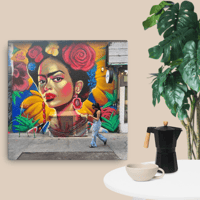 Image 1 of Bushwick Frida Khalo 2023 Canvas Print