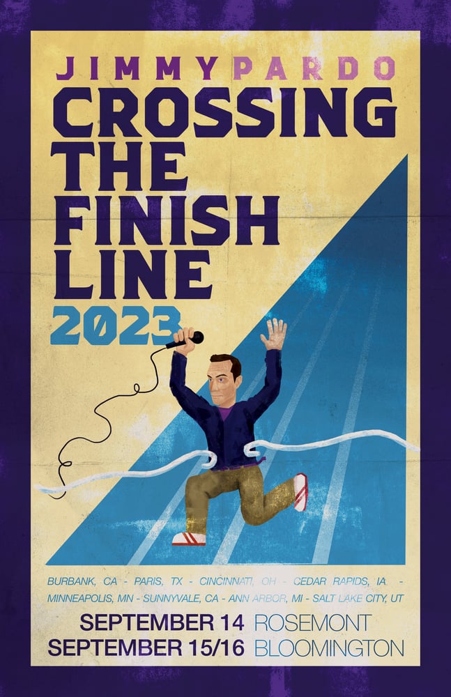 Image of CROSSING THE FINISH LINE 2023 POSTER - SIGNED