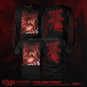 Image of Officially Licensed Vulvectomy "Putrescent Clitoral Fermentation" Cover Art Short/Long Sleeves Shirt