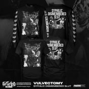 Image of Officially Licensed Vulvectomy "Syphilic Dismembered Slut" Cover Art Short/Long Sleeves Shirts!!