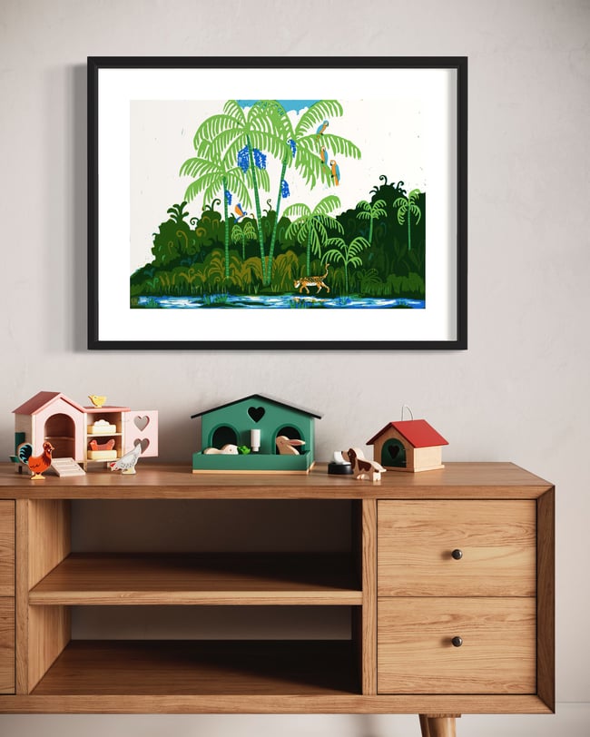 Amazon Leopard Giclée Print