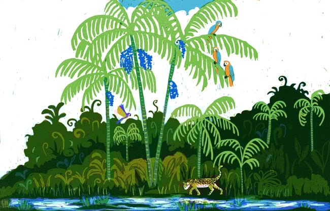 Amazon Leopard Giclée Print