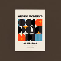 Gigposter Arctic Monkeys at Centre Belle.