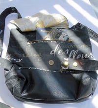 Image 5 of French Script Backpack Bag