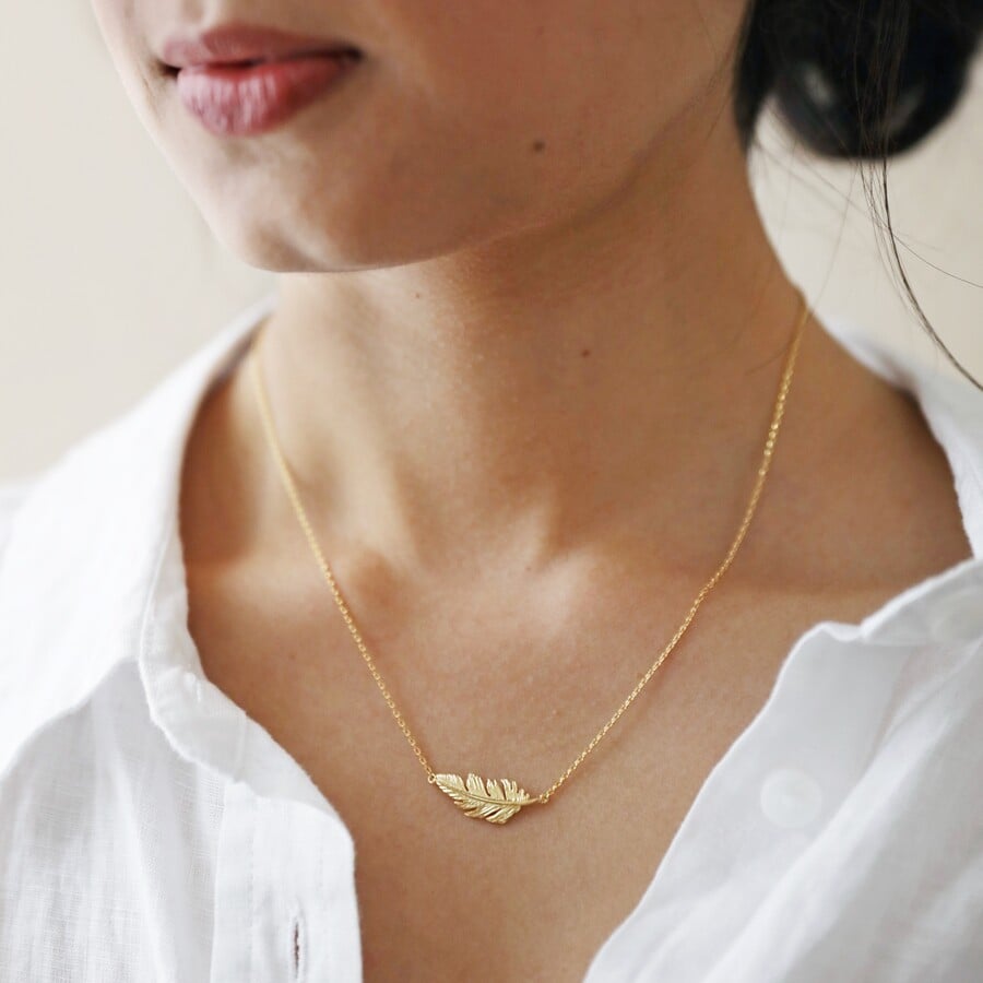 Image of Lisa Angel | Feather Necklace