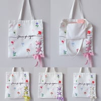 Image 5 of Genshin Impact Flowers of Teyvat Tote Bag