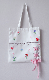 Image 1 of Genshin Impact Flowers of Teyvat Tote Bag