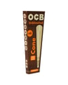 OCB VIRGIN UNBLEACHED 1 1/4 CONES (6 PACK)