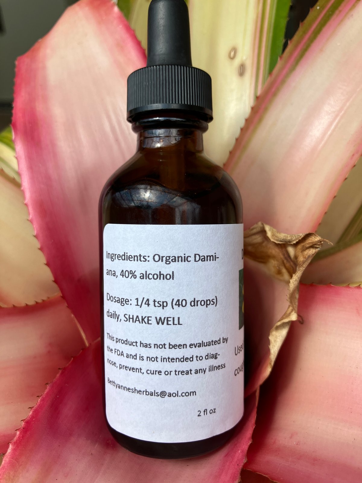 DAMIANA APHRODESIAC TINCTURE 2 OZ Betty Annes Herbals