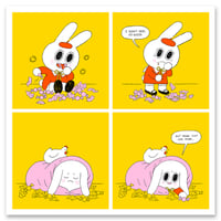 Bunny Comic - Candy Print