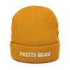 Pretty Okay Ribbed knit beanie