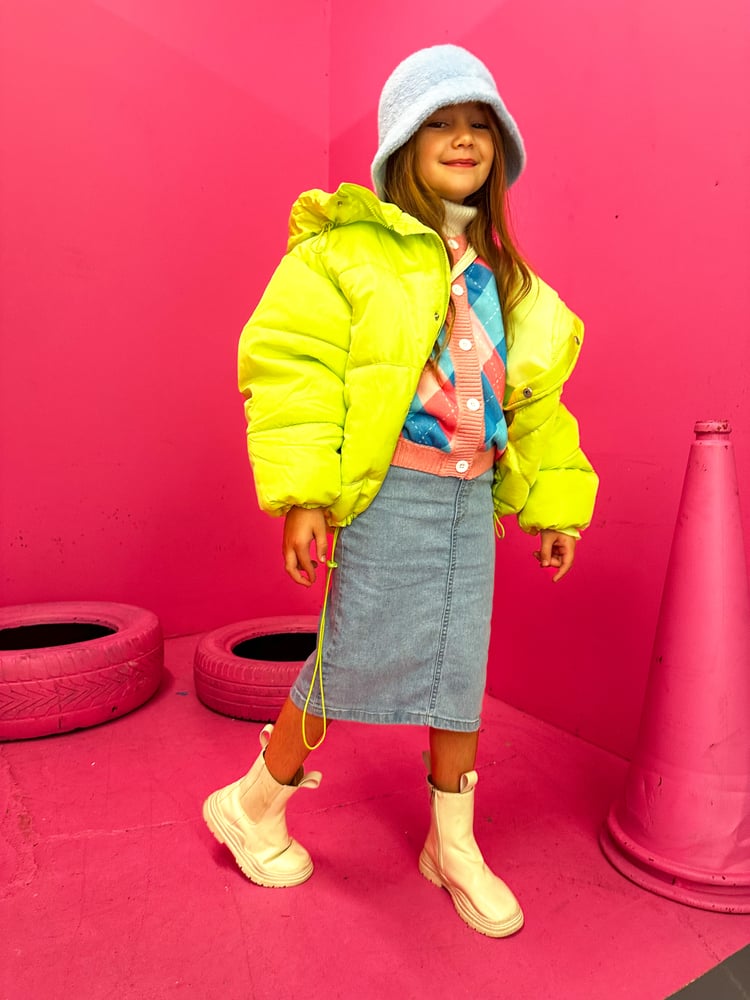Image of Neon Bomber Jacket