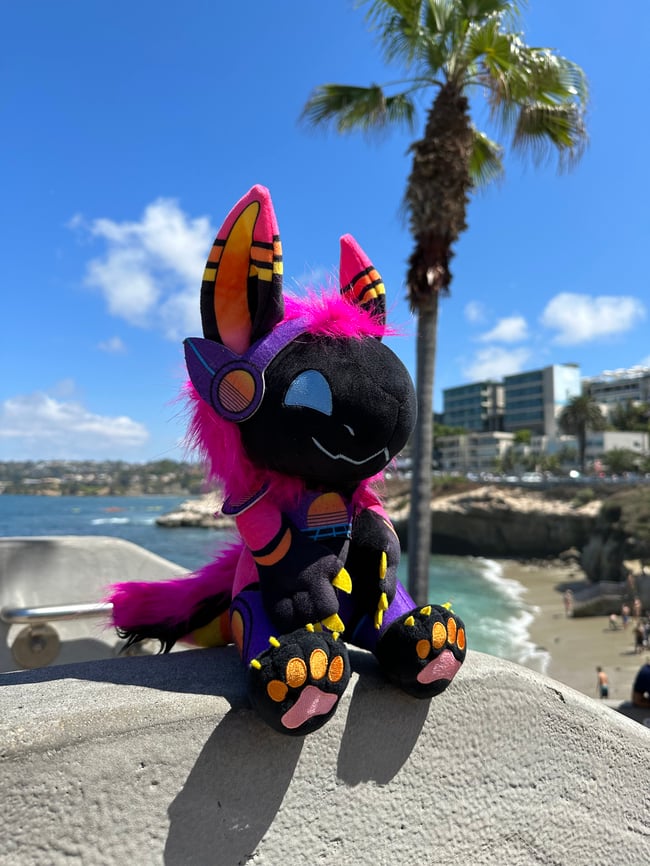 SYNTHWAVE PROTOGEN Plush Collectible