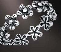 Image 3 of Plumeria Flower Eternity Band
