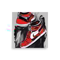 ABSTRACT EXPRESSIONISM SNEAKER ART 005 Print
