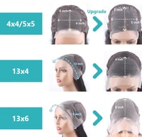 Image 5 of Kinky Straight Frontal Wig Bleached Knots- 13x4