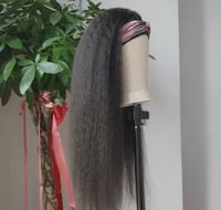 Image 2 of Kinky Straight Headband Wig