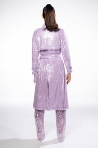 Image 6 of Josephine sequin trench Coat