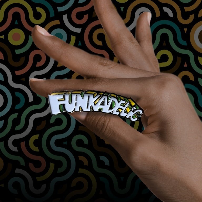 Image of Funkadelic Vintage Logo Pin